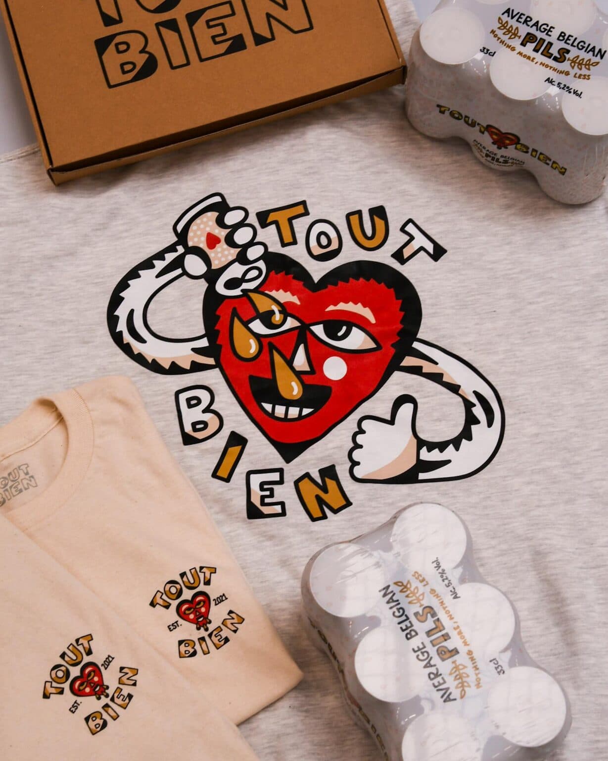 Tout Bien print on a tee